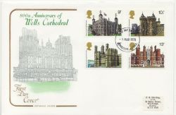 1978-03-01 800th Anniversary Wells Cathedral FDC (86982)