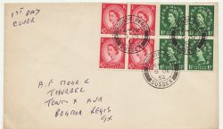 1952-12-05 Wilding Definitive Stamps Bognor Regis cds FDC (86996)