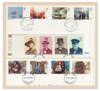 1970 Stamps First Day Covers