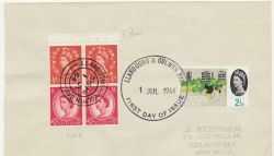 1964-07-01 2½d Type II + Geographical Stamp FDC (87013)