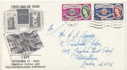 1960-09-19 Europa Stamps Streatham SW16 cds FDC (87067)