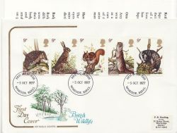 1977-10-05 British Wildlife Stamps Windsor FDC (87096)