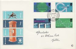 1969-10-01 PO Technology Stamps Yatton cds FDC (87110)