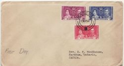 1937-06-17 Basutoland KGVI Coronation Stamps (87270)