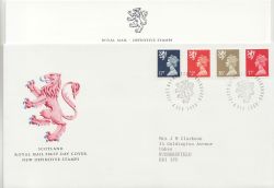 1990-12-04 Scotland Definitive Stamps Edinburgh FDC (87361)