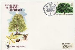 1974-02-27 British Trees Stamp Bureau FDC (87416)