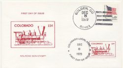 1979-12-08 Colorado Local Post 15c Stamp FDI (87427)