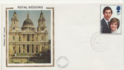 1981-07-22 Royal Wedding Stamp South Western TPO cds FDC (87455)