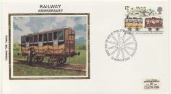 1980-03-12 Railway Stamp Bureau Colorano FDC (87521)