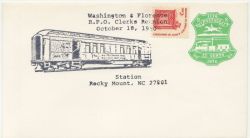 1980-10-18 USA Washington &amp; Florence R.P.O. ENV (87534)