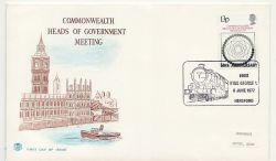 1977-06-08 Heads of Government KGV Hereford FDC (87662)