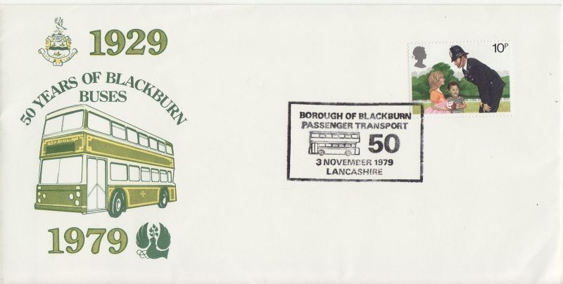 1979 50 Years of Blackburn Buses Envelope