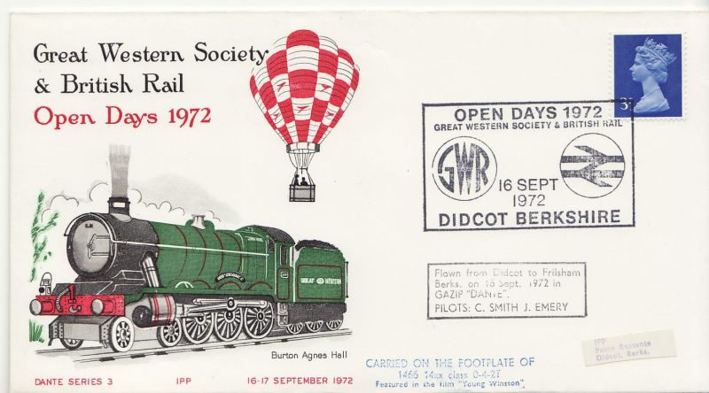 1972 Great Western Society & British Rail Envelope