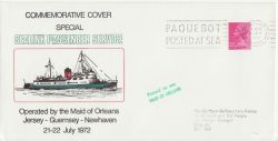 1972-07-22 Sealink Maid of Orleans Paquebot ENV (87695)