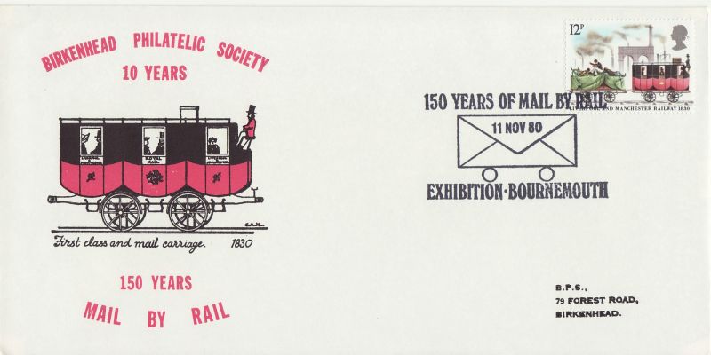 1980 Birkenhead Philatelic Society Envelope