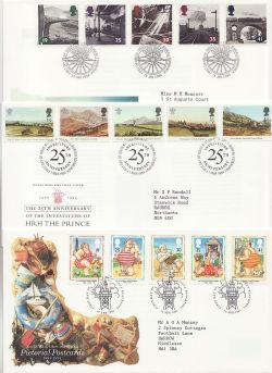 1994 Bulk Buy x8 First Day Covers With Fancy Pmk's (87732)