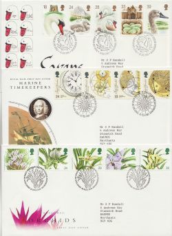 1993 Bulk Buy x9 First Day Covers with Fancy Pmk's (87733)
