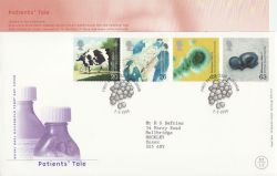 1999-03-02 Patients Tale Stamps Oldham FDC (87744)