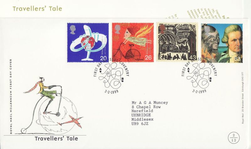 1999 Travellers Tale First Day Cover