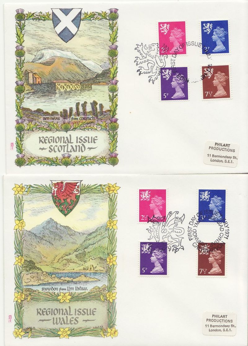 1971 Definitive Stamps First Day Cover