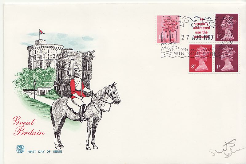 1980 Definitive Booklet Stamps First Day Cover