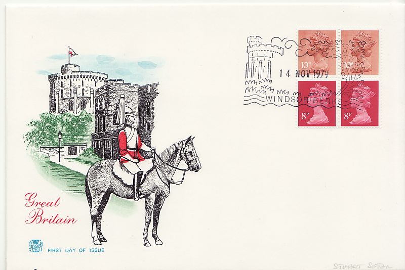 1979 Definitive Booklet Stamps First Day Cover