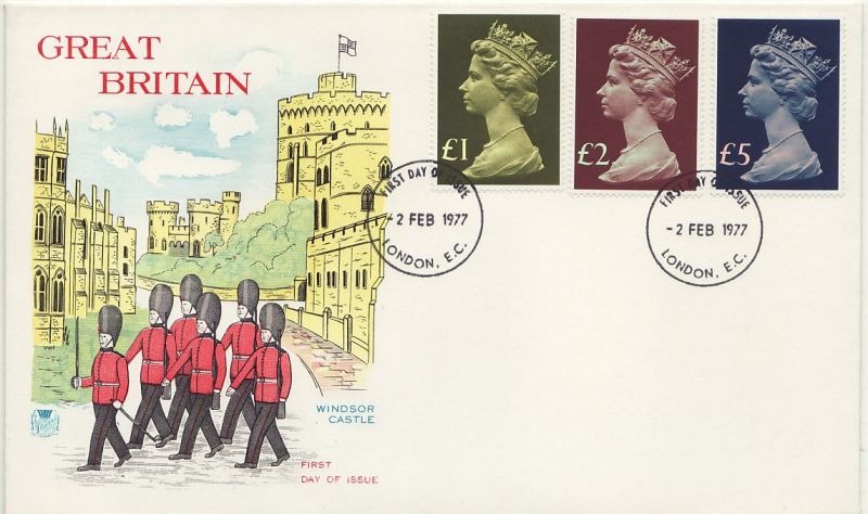 1977 High Value Definitive Stamps First Day Cover