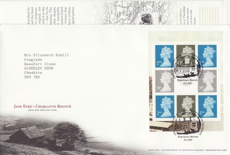 2005 Definitive Booklet Stamps First Day Cover