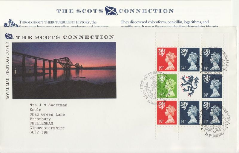The Scots Connection Royal Mail First Day Cover