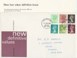 1980-01-30 Definitive Stamps Brighton FDC (87825)