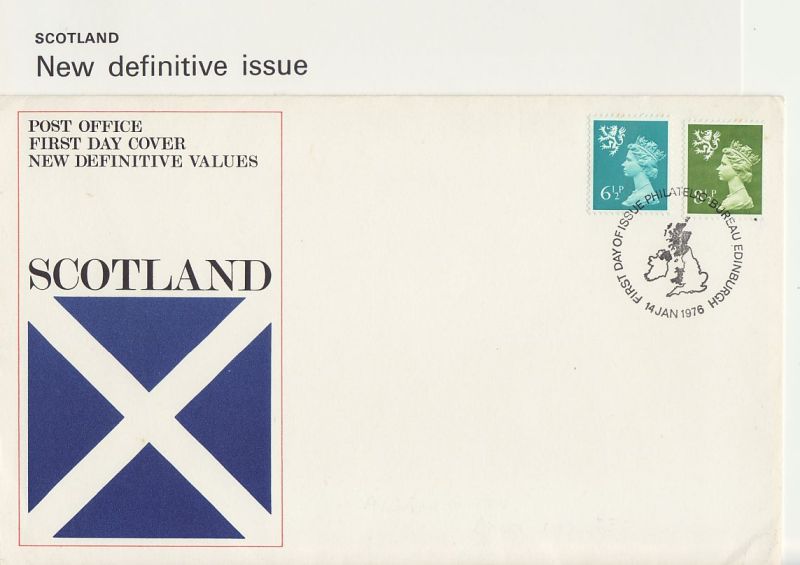 1976 Definitive Stamps First Day Cover