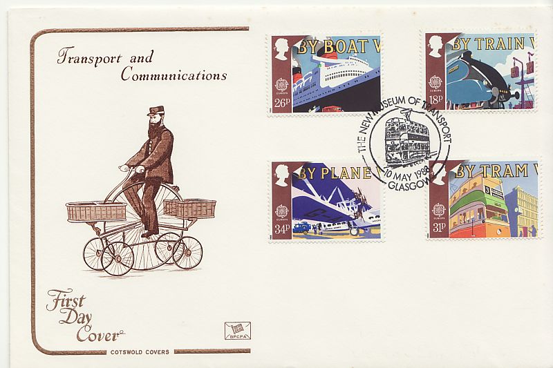 1988 Transport and Communications Stamps First Day Cover