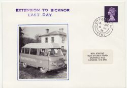 1975-09-06 Extension to Bicknor Last Day Post Bus (87890)