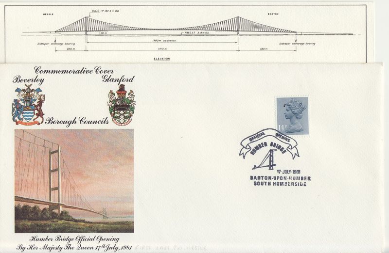 1981 Humber Bridge Opening Envelope