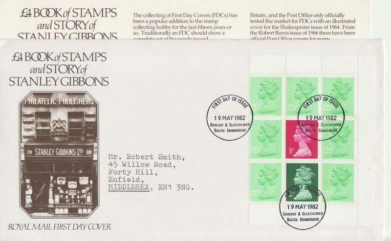 1982 Definitive Stamps First Day Cover