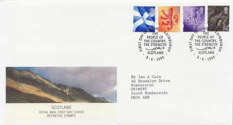 1999 Definitive Stamps First Day Cover
