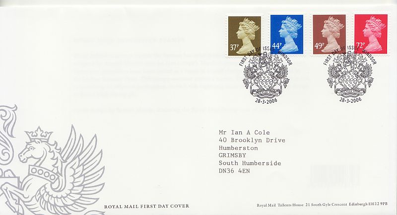 2006 Definitive Stamps First Day Cover