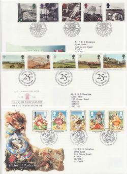 1994 Bulk Buy x9 First Day Covers With Bureau Pmk's (88007)