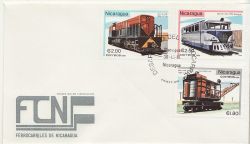 1981-12-30 Nicaragua Railway Stamps FDC (88019)
