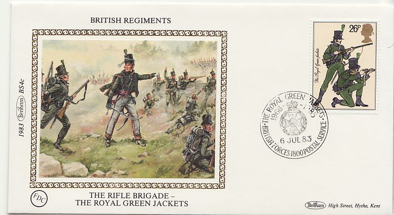 1983 The Royal Green Jackets First Day Cover