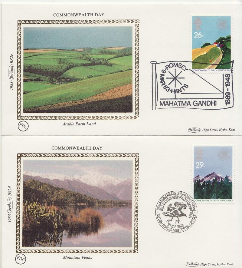 1983 Commonwealth Day First Day Covers