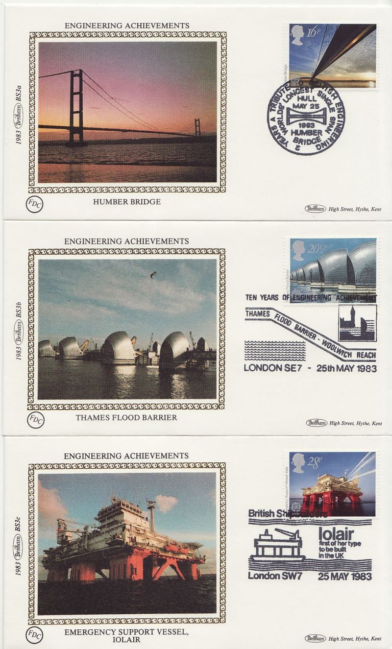 1983 Engineering First Day Covers