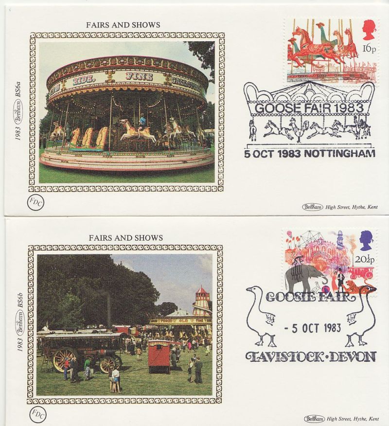 1983 British Fairs First Day Covers