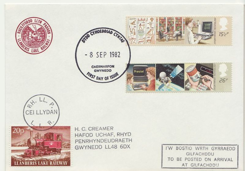 1982 Information Technology First Day Cover