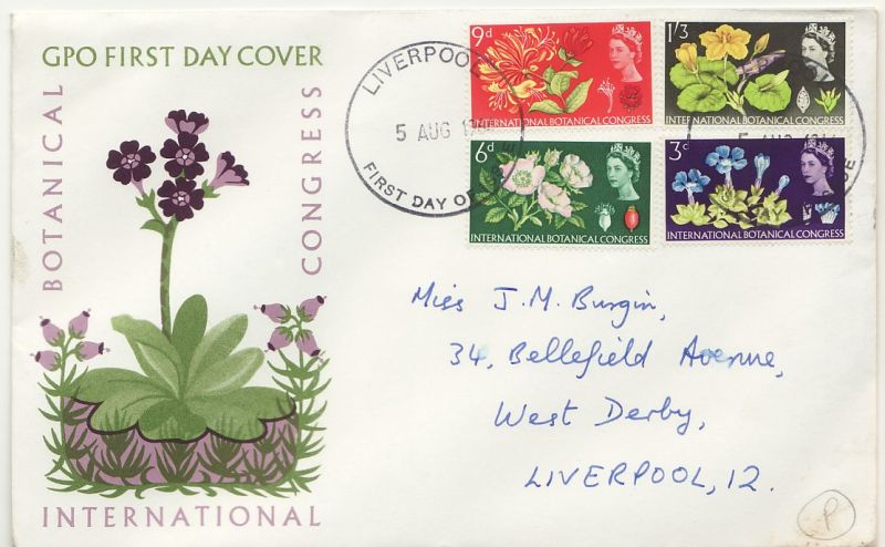 1964 Botanical Congress First Day Cover