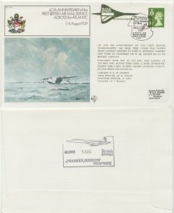FF06 40th Anniv First British Air Mail Service (88151)