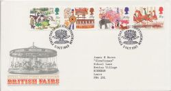 1983-10-05 British Fairs Stamps Nottingham FDC (88174)