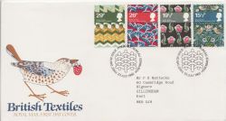 1982-07-23 British Textiles Stamps Bureau FDC (88178)