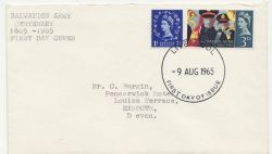 1965-08-09 Salvation Army 3d Liverpool FDC (88245)