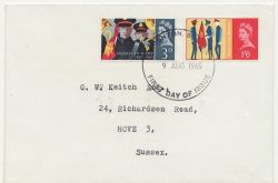 1965-08-09 Salvation Army Stamps Brighton FDC (88272)